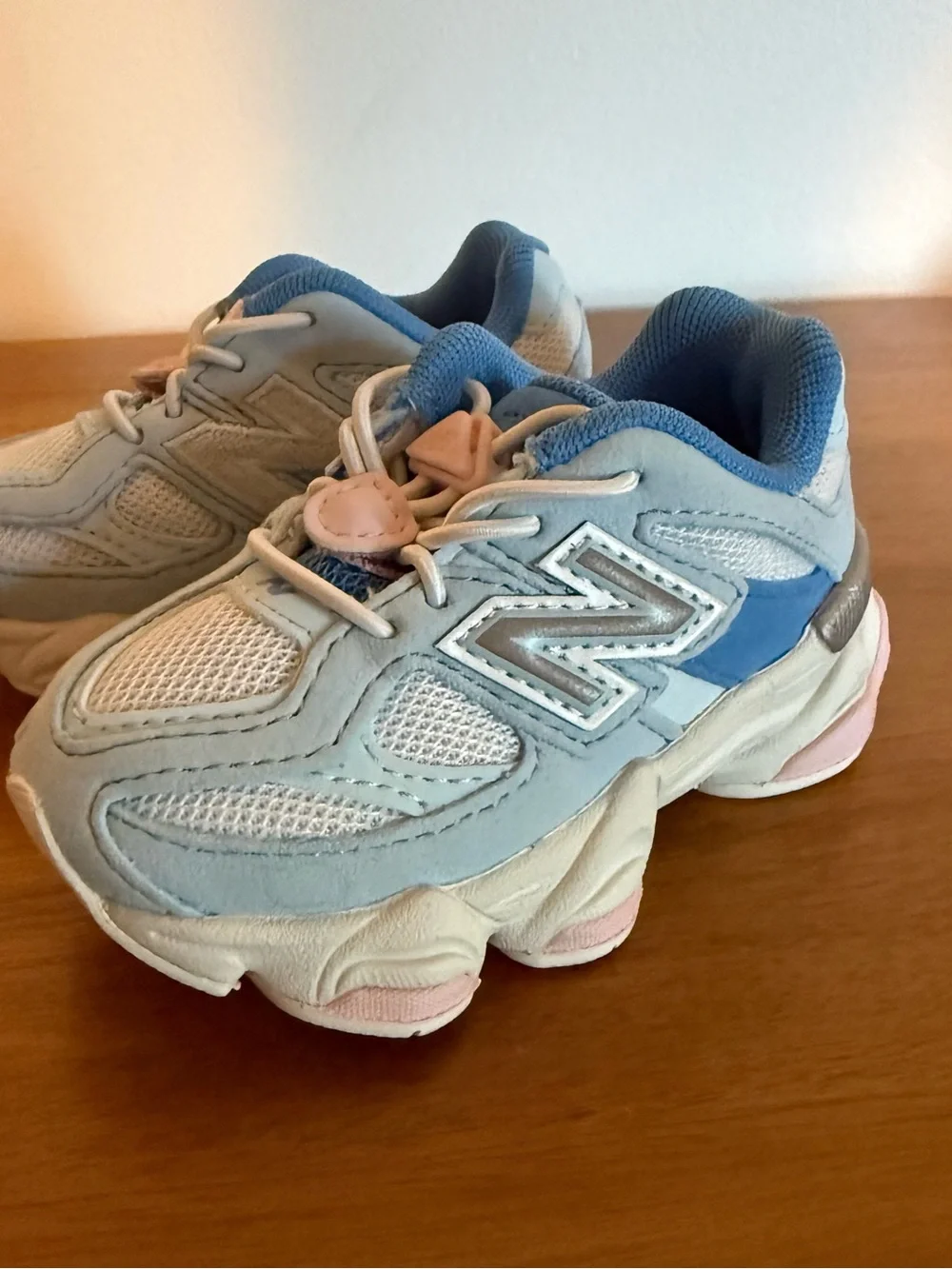 New Balance Kids Light Blue & Pink Chunky Athletic Sneakers